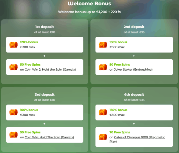 Verde Casino бонусы
