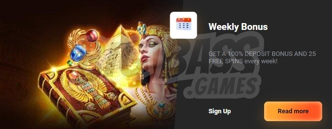 GGBet Casino Weekly Bonuses