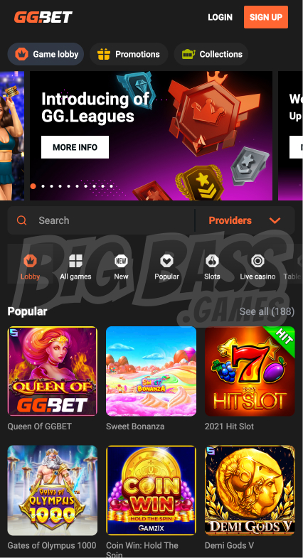 Mobile GGBet casino