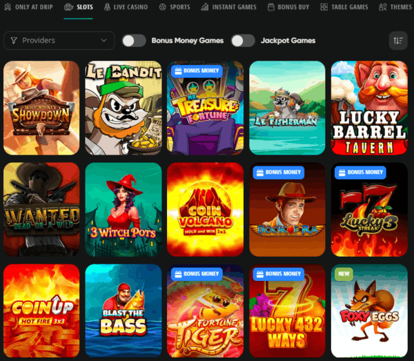 Drip casino slots