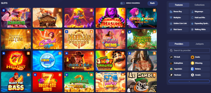 Legzo casino slots