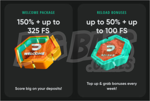 Bonuses at DRIP Casino