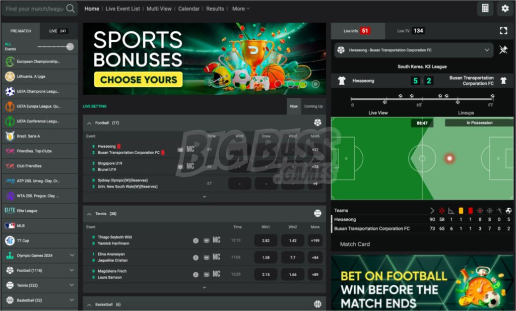 Sports Betting at DRIP Casino