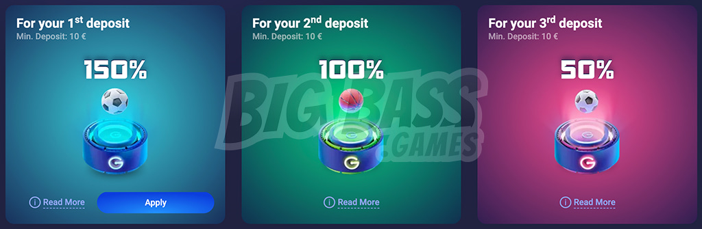 Спортивные бонусы в Legzo Casino