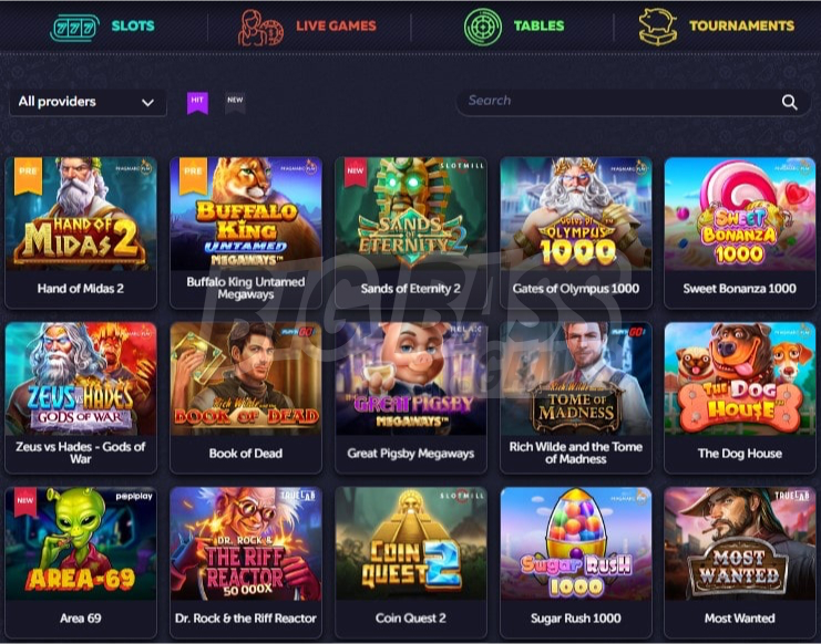 Slot machines at Vavada Casino