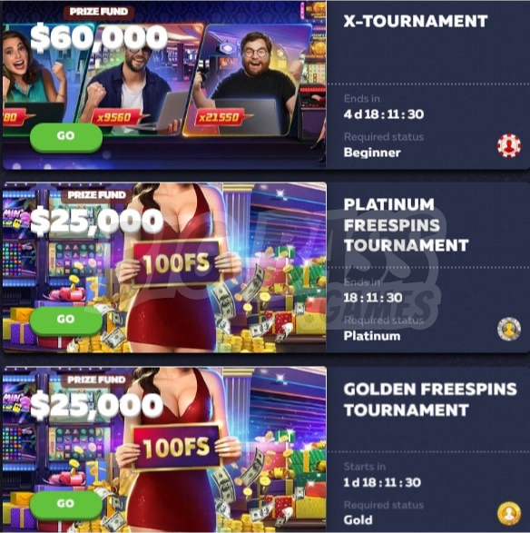 Tournaments at Vavada Casino