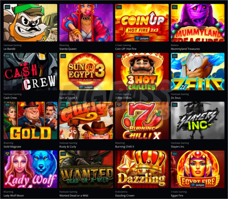 Slot Machines at the STARDA Online Casino