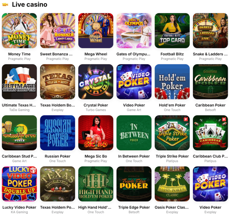 HitnSpin live casino