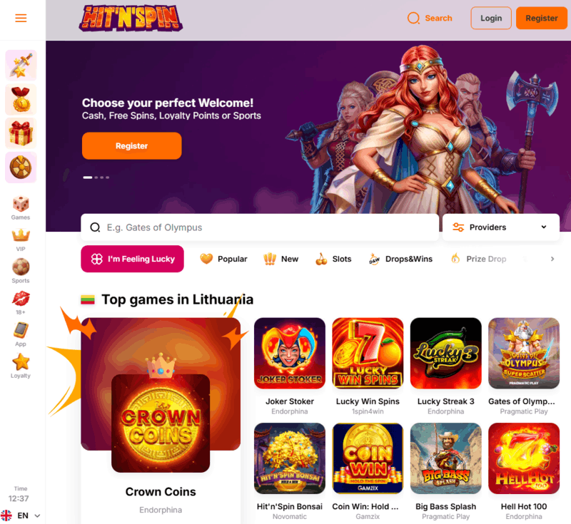 HitnSpin Casino Official Website