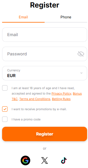 HitnSpin sign up