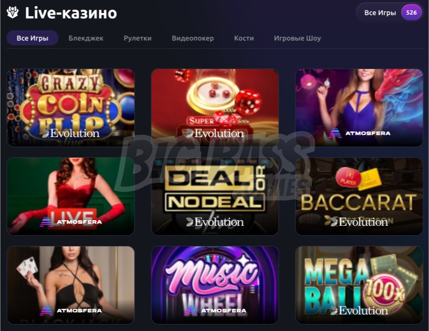 Vegasy Live Casino