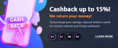 Vegasy Casino Cashback Bonuses