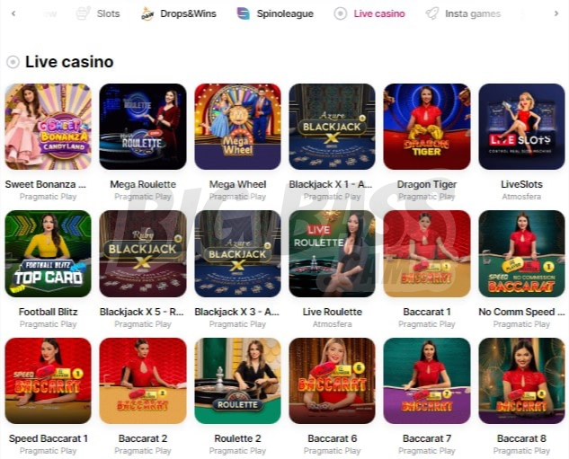 HitNSpin Live Casino