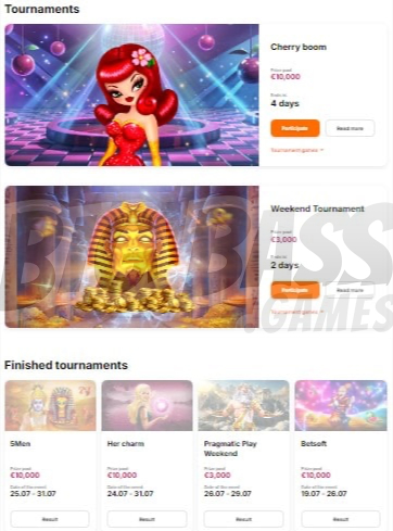 HitNSpin Casino Tournaments