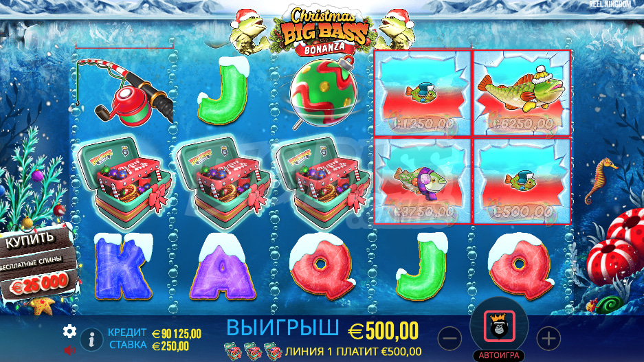 Уникальность игрового автомата Christmas Big Bass Bonanza