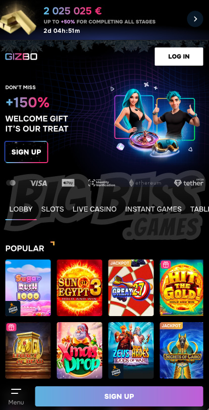 Gizbo Mobile Casino