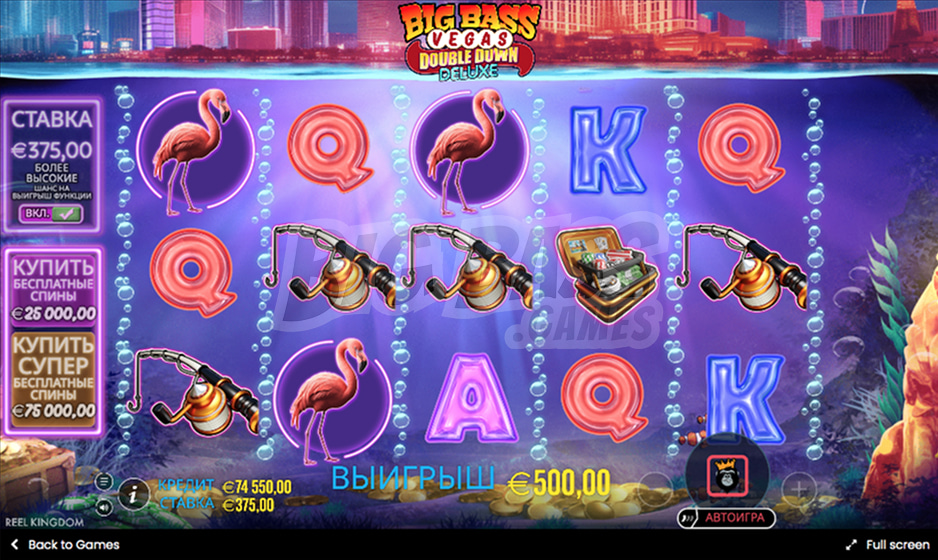 Обзор слота Big Bass Vegas Double Down Deluxe