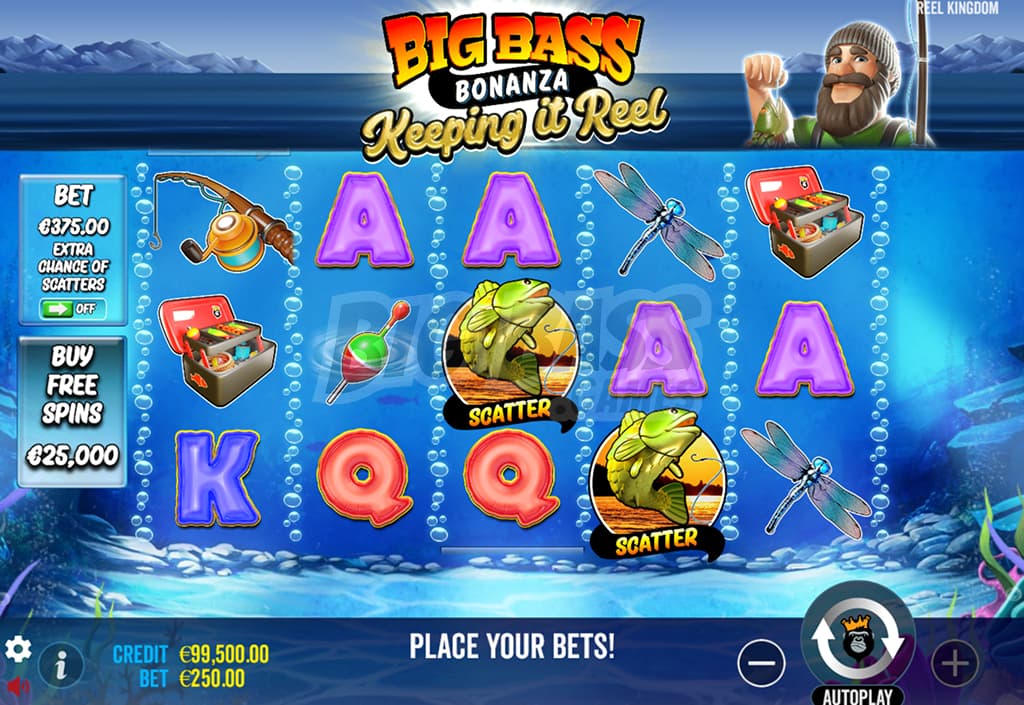 Игровая механика Big Bass - Keeping it Reel
