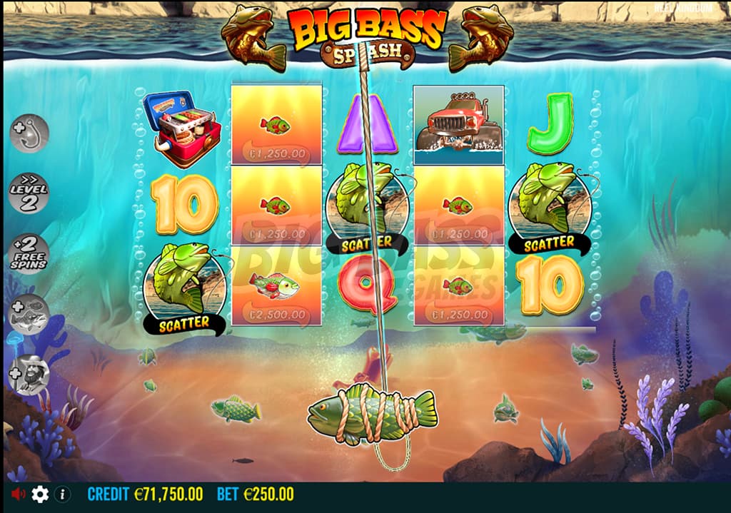 Игровая механика Big Bass Splash