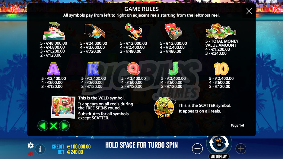 Правила игры Bigger Bass Bonanza