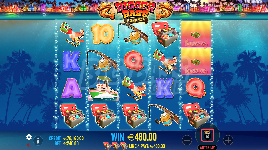 Игровая механика Bigger Bass Bonanza