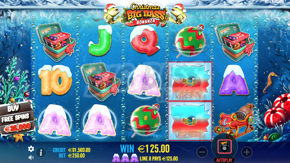 Обзор слота Christmas Big Bass Bonanza