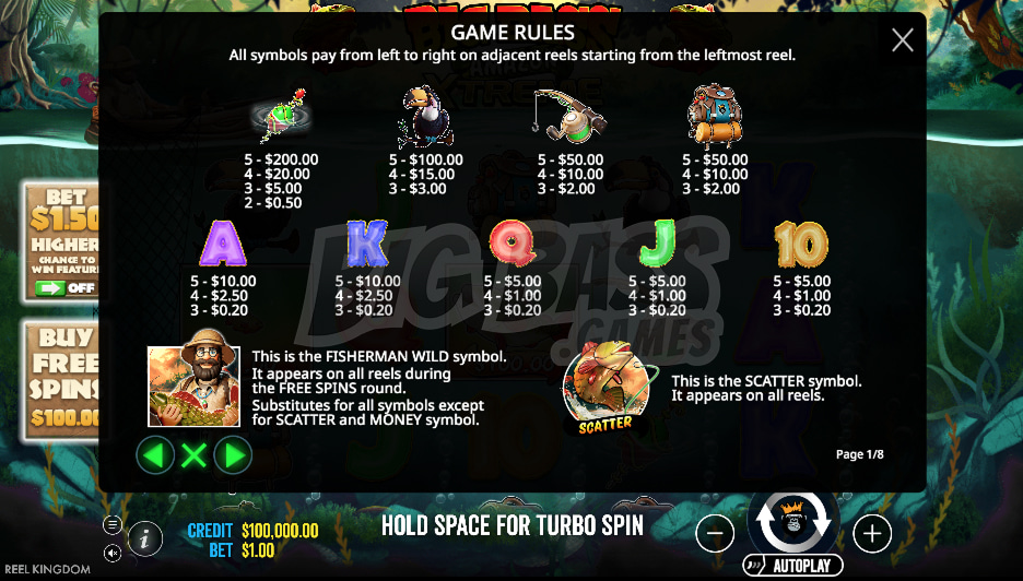 Big Bass Amazon Xtreme Game Rules