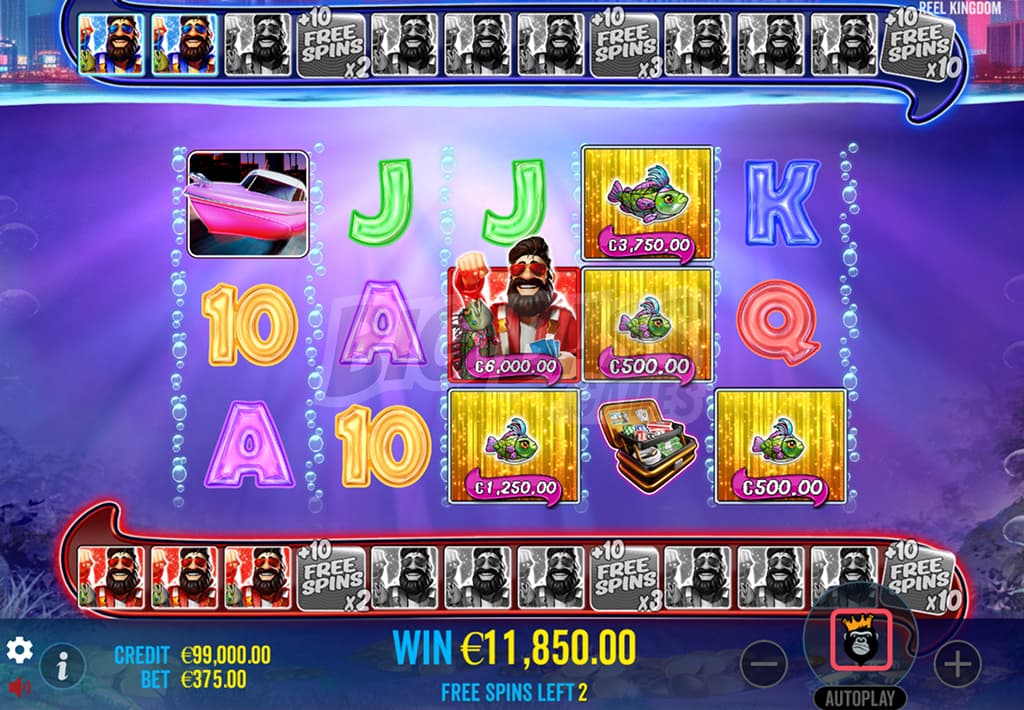 Игровая механика Big Bass Vegas Double Down Deluxe